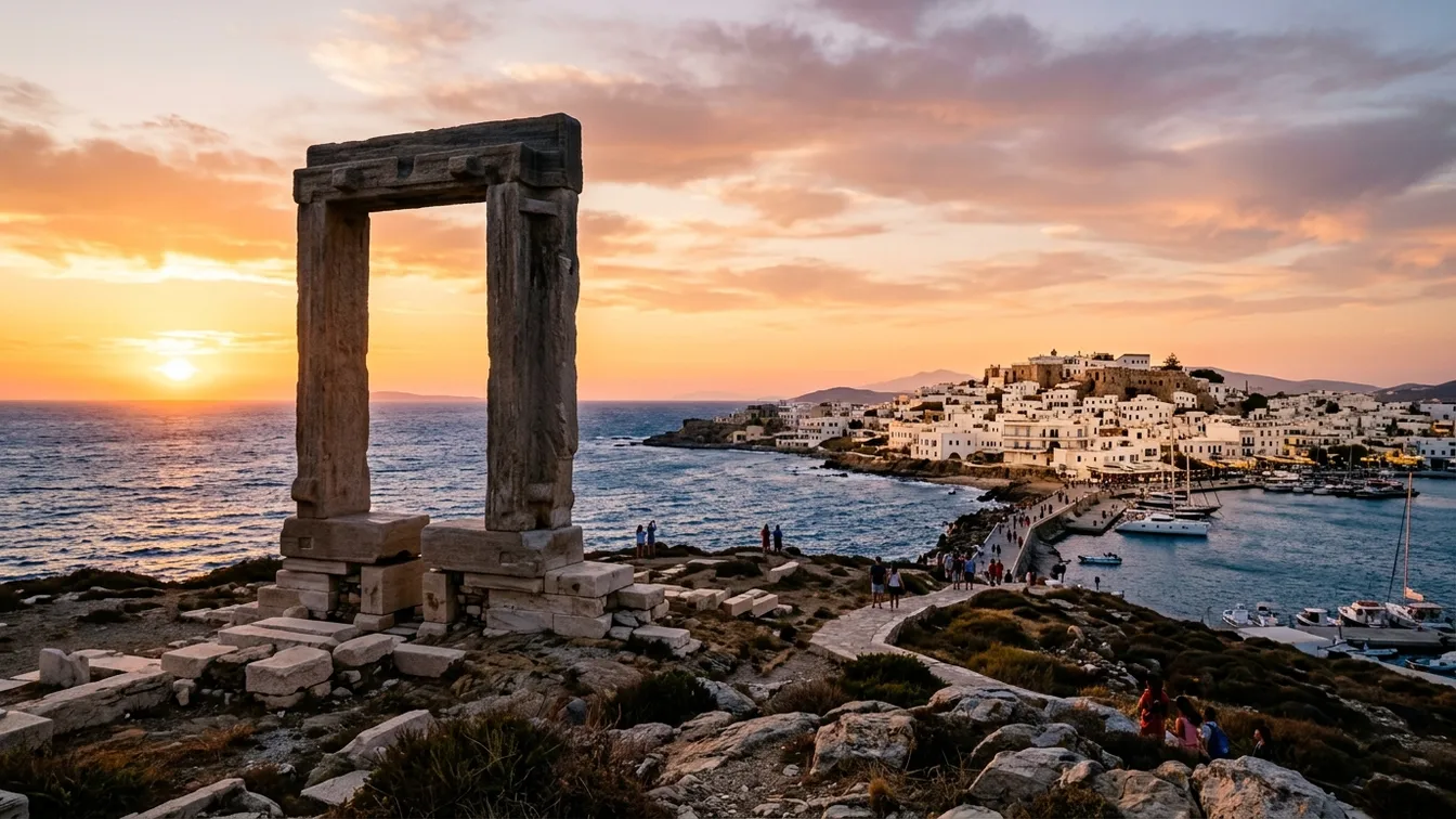 Apollo Gate Portara Naxos island