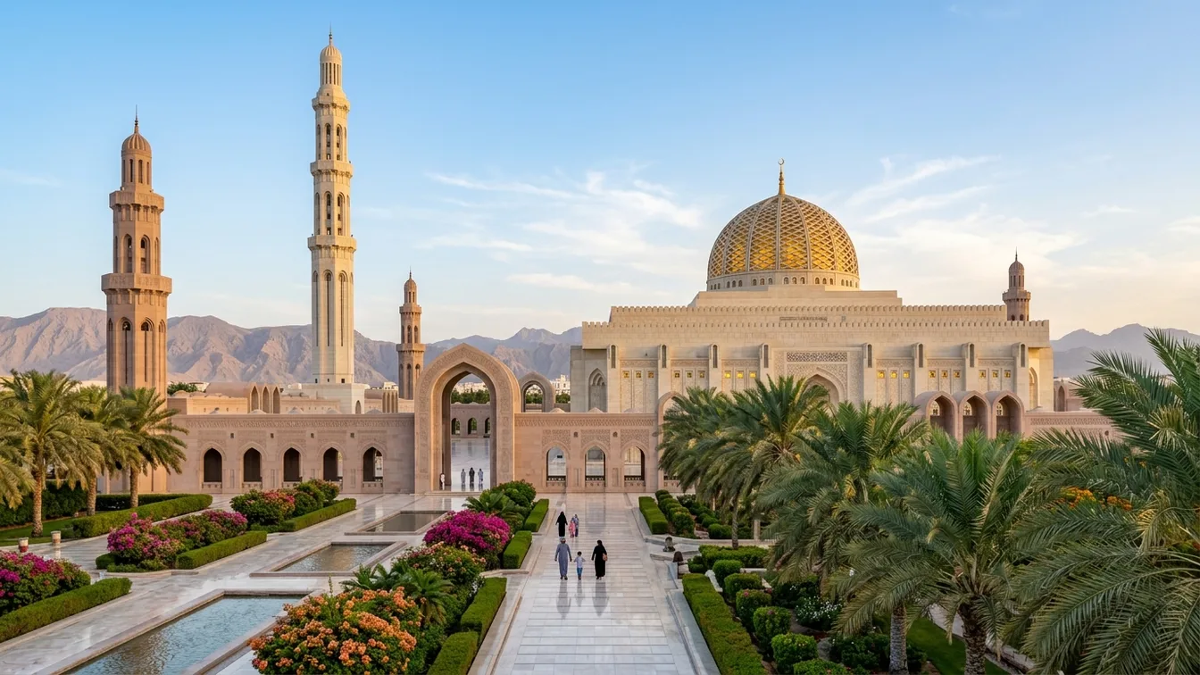 Sultan Qaboos Grand Mosque Muscat Oman